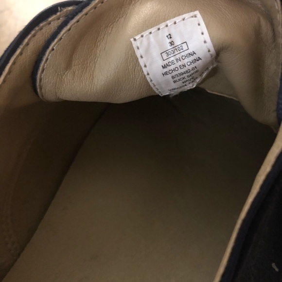 Old Navy Blue Suede Shoes Sz 12 - Picture 5 of 6